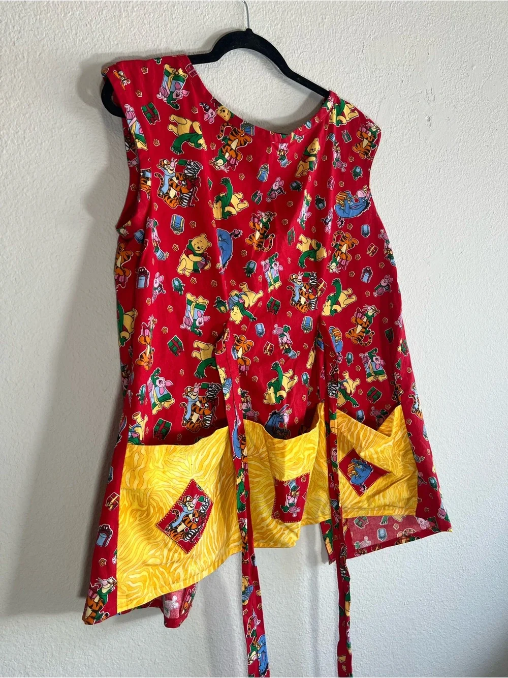 Handmade Winnie the Pooh Christmas Apron